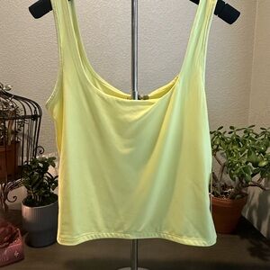 Yellow Sleeveless Top